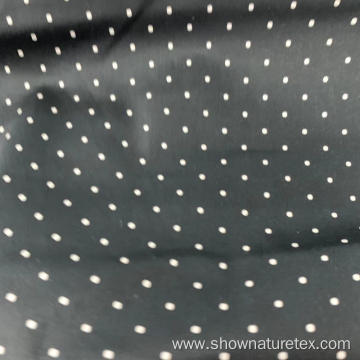 Cotton Satin Print Night Star Dots